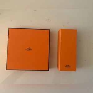 TWO Hermes Orange Boxes